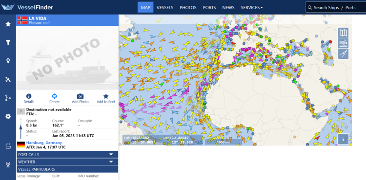 Website Untuk Monitoring Pergerakan Kapal